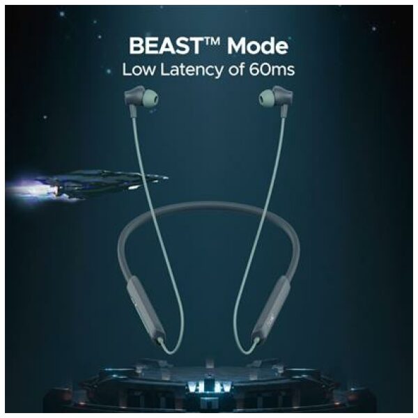 boAt Rockerz Enticer Wireless Neckband with 30 Hours Large Playback, BEAST Mode, ENx Technology, Quick Switch Button (Smoky Cyan) - Image 4