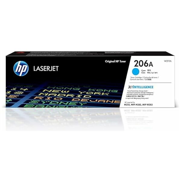 HP 206A Black Original LaserJet Toner Cartridge, W2110A - Image 3