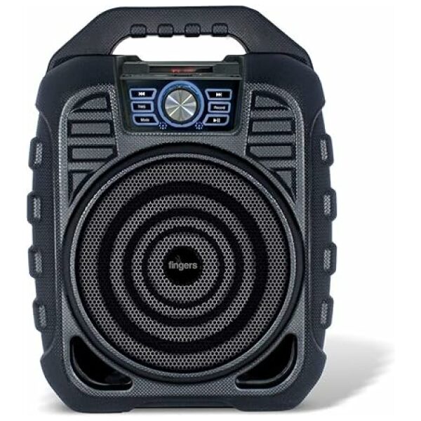FINGERS Knockout Rugged 32 Watt Truly Wireless Bluetooth Portable Speaker (Black)