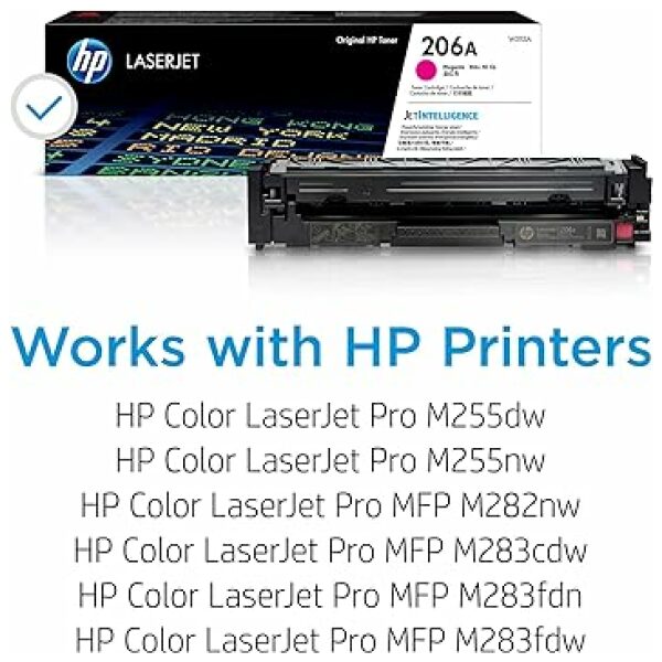 HP 206A Black Original LaserJet Toner Cartridge, W2110A - Image 6