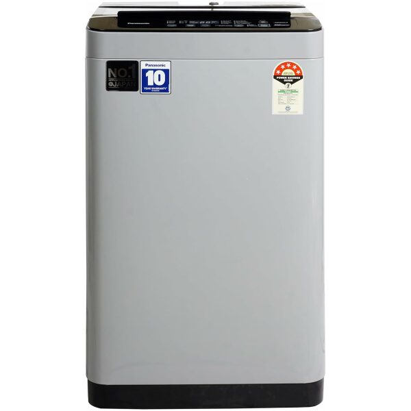 NA-F80L9MRB Panasonic 8 kg 5 Star Fully Automatic Top Loading Washing Machine (NA-F80L9MRB, Middle Free Silver)