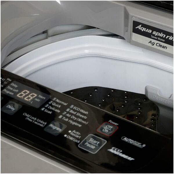NA-F80L9MRB Panasonic 8 kg 5 Star Fully Automatic Top Loading Washing Machine (NA-F80L9MRB, Middle Free Silver) - Image 4