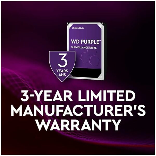 Western Digital WD Purple 6TB SATA Internal Surveillance Hard Drive - Image 2