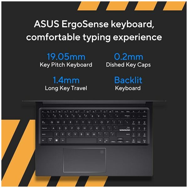 ASUS Vivobook 15X OLED (2023), Intel Core i5-1340P 13th Gen, 15.6" (39.62 cm) FHD OLED, Thin & Light Laptop (16GB/512GB SSD/Iris Xᵉ Graphics/Win 11/Office 2021/Black/1.6 kg), K3504VA-LK541WS - Image 2