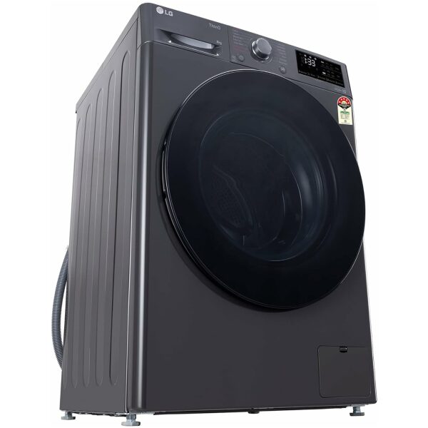 LG 8 Kg 5 Star Inverter Wi-Fi Fully-Automatic Front Loading Washing Machine with Inbuilt heater (FHP1208Z5M, Middle Black, AI DD Technology & Steam for Hygiene) - Image 9