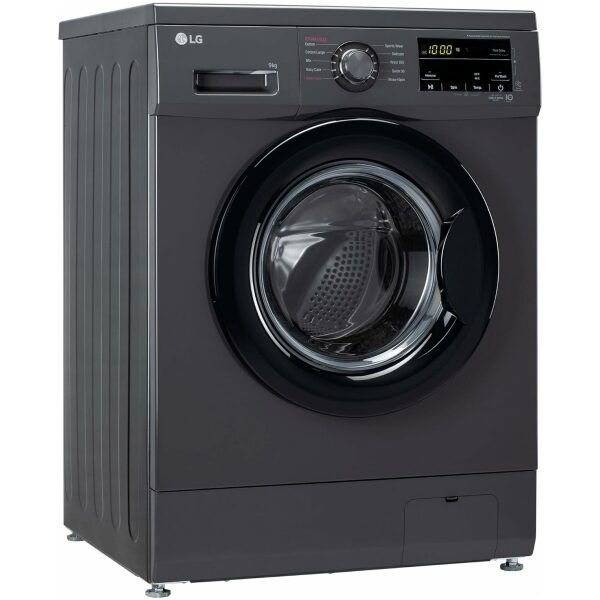 LG 9 Kg 5 Star Inverter Touch panel Fully-Automatic Front Load Washing Machine with In-Built Heater (FHM1409BDM, Middle Black, Steam for Hygiene Wash) - Image 3