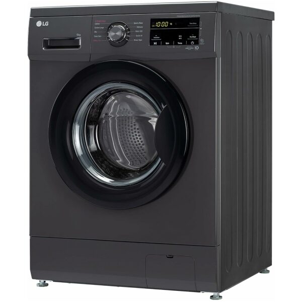 LG 9 Kg 5 Star Inverter Touch panel Fully-Automatic Front Load Washing Machine with In-Built Heater (FHM1409BDM, Middle Black, Steam for Hygiene Wash) - Image 5