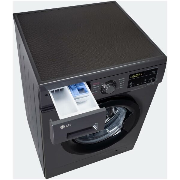 LG 9 Kg 5 Star Inverter Touch panel Fully-Automatic Front Load Washing Machine with In-Built Heater (FHM1409BDM, Middle Black, Steam for Hygiene Wash) - Image 15