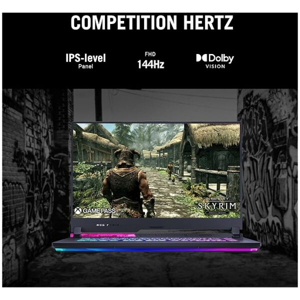 ASUS Rog Strix G15, AMD Ryzen 7 6800H, (Include - Rog Impact Mouse & Mat), 15.6"(39.62 Cm) Fhd 144Hz, 4Gb RTX 3050 Gpu, Gaming Laptop (16Gb/1Tb Ssd/Win11/Office 21/2.1 Kg),G513Rc-Hn085Ws - Image 2