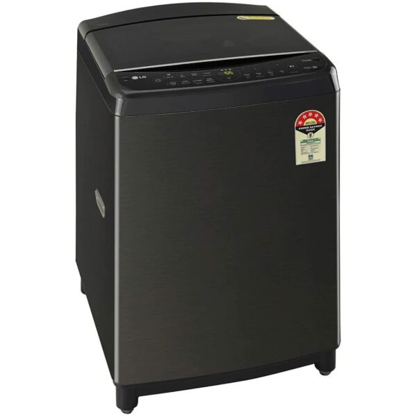 LG 10.0 Kg Inverter Wi-Fi Fully-Automatic Top Loading Washing Machine (THD10SWP, Platinum Black,Stainless Steel) - Image 3