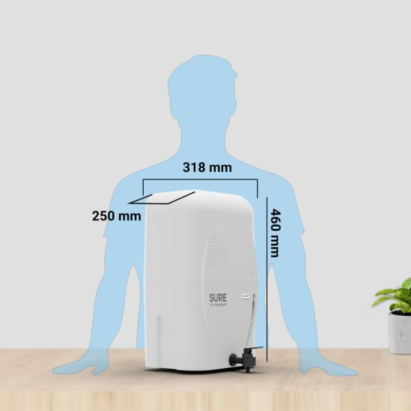 Aquaguard Champ RO+UV From Aquasure, 7 Liters | 4 Stages of Purifications | Child Protection Technology From Dieseas - Image 2