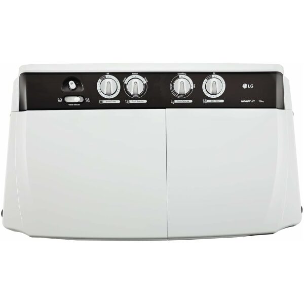 LG 10 kg 5 Star Semi-Automatic Top Load Washing Machine Appliance (P1040RGAZ, Dark Gray, Roller Jet Pulsator) - Image 15