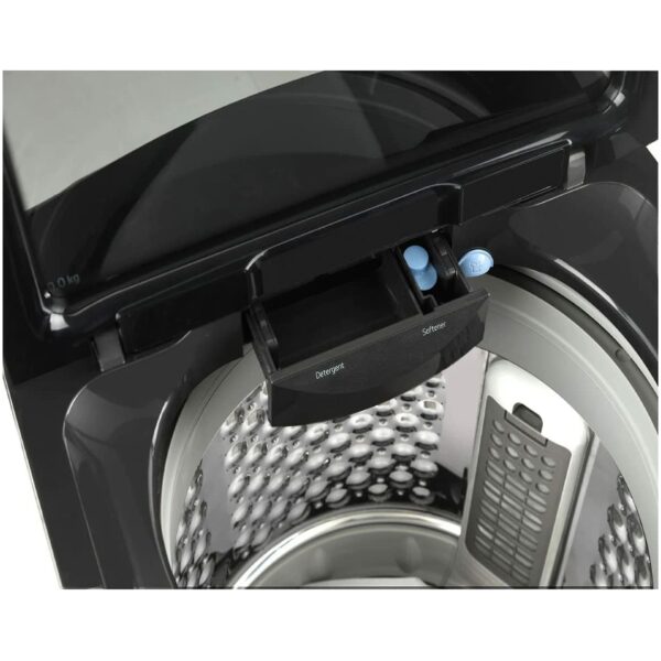 LG 10.0 Kg Inverter Wi-Fi Fully-Automatic Top Loading Washing Machine (THD10SWP, Platinum Black,Stainless Steel) - Image 9