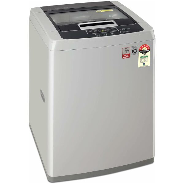 LG 7 Kg 5 Star Inverter TurboDrum Fully Automatic Top Loading Washing Machine (T70SKSF1Z, Waterfall Circulation, Smart Motion, Middle Free Silver) - Image 11