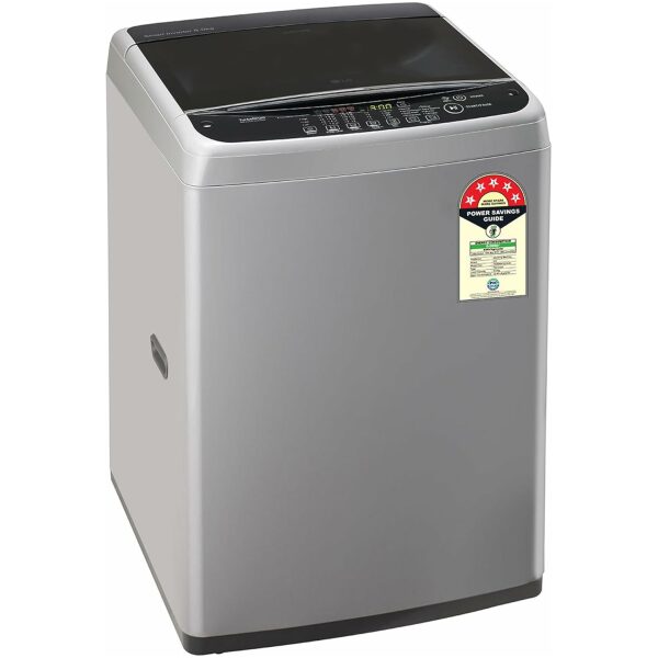 LG 8 Kg 5 Star Smart Inverter TurboDrum Fully Automatic Top Loading Washing Machine (T80SPSF1Z, Punch + 3, 2023 Model, Middle Free Silver) - Image 3