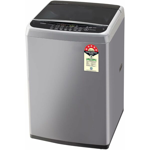 LG 8 Kg 5 Star Smart Inverter TurboDrum Fully Automatic Top Loading Washing Machine (T80SPSF1Z, Punch + 3, 2023 Model, Middle Free Silver) - Image 4