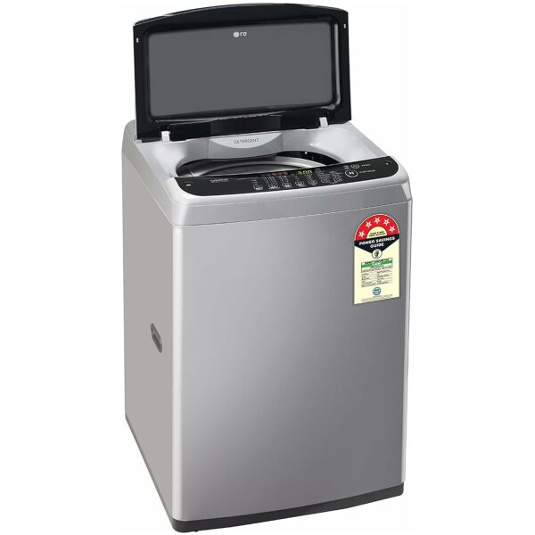 LG 8 Kg 5 Star Smart Inverter TurboDrum Fully Automatic Top Loading Washing Machine (T80SPSF1Z, Punch + 3, 2023 Model, Middle Free Silver) - Image 8