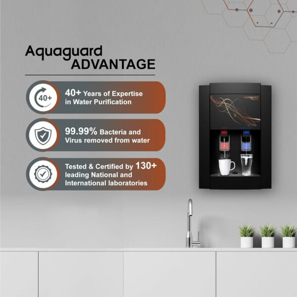 Aquaguard Blaze Slim RO+UV Hot & Ambient Water Purifier with Active Copper Tech | Stainless Steel Tank | 4L Storage | Suitable for Borewell/Tanker/Municipal Water | From Eureka Forbes - Image 7