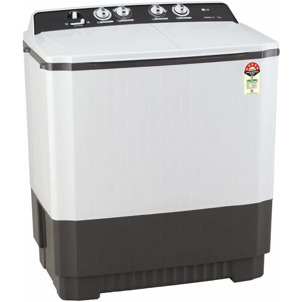 LG 10 kg 5 Star Semi-Automatic Top Load Washing Machine Appliance (P1040RGAZ, Dark Gray, Roller Jet Pulsator) - Image 14
