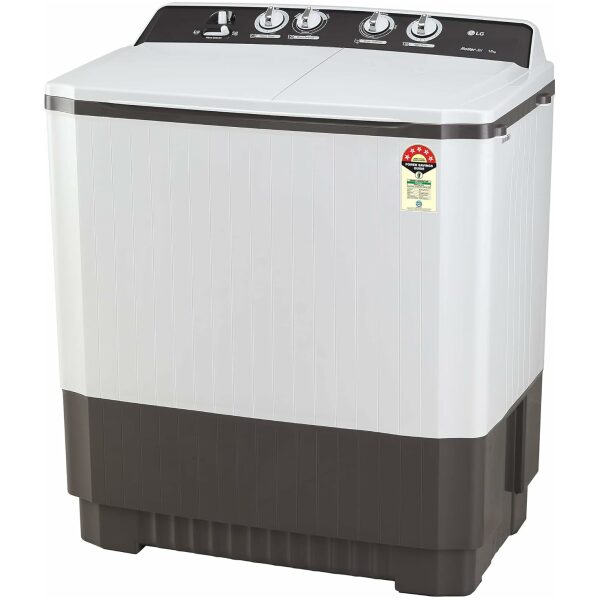 LG 10 kg 5 Star Semi-Automatic Top Load Washing Machine Appliance (P1040RGAZ, Dark Gray, Roller Jet Pulsator) - Image 11