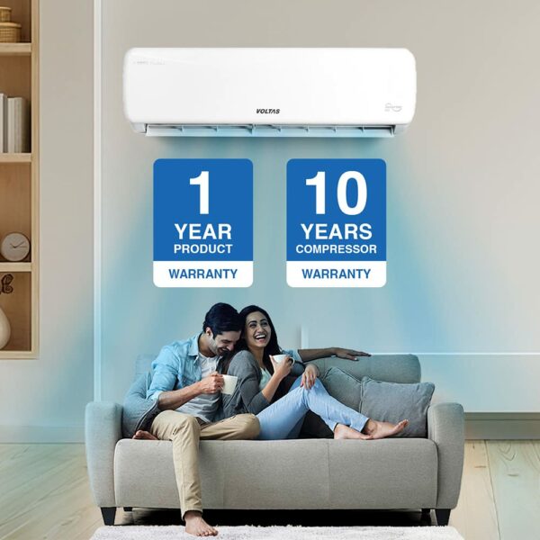 Voltas 1.5 Ton 3 Star, Inverter Split AC(Copper, 4-in-1 Adjustable Mode, Anti-dust Filter, 2023 Model, 183V Vectra Prime, White) - Image 6