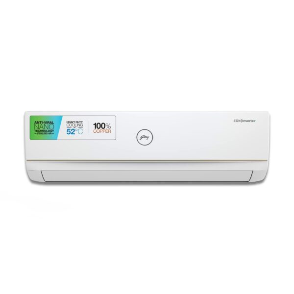 Godrej 1.5 Ton 3 Star Inverter Split AC (AC 1.5T GIC 18TTC3-GVA, Nano-Coated anti-viral filter)